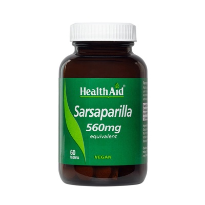 Health Aid Sarsaparilla Root 560mg 60 tabs